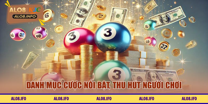 Danh mục cược nổi bật, thu hút người chơi