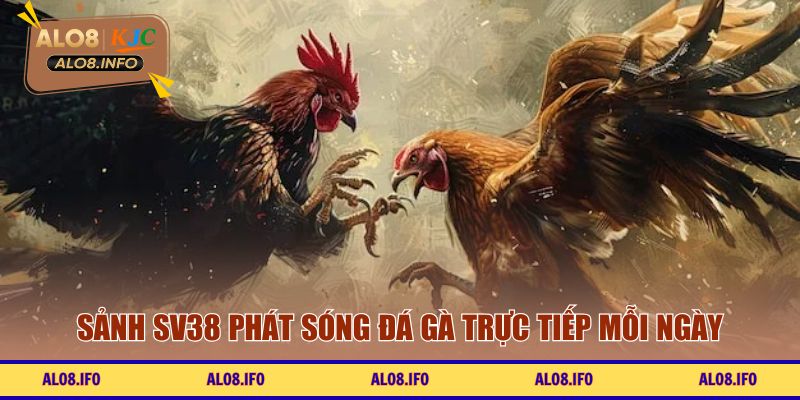 Sảnh SV38 phát sóng đá gà trực tiếp mỗi ngày